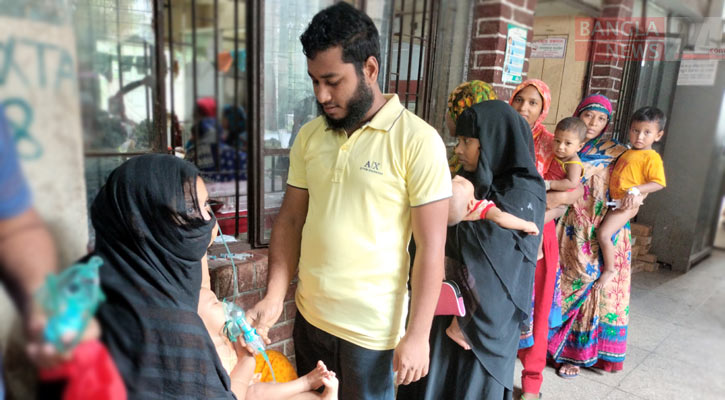 ভোলায় আবারও বাড়ছে শিশুদের নিউমোনিয়া, শয্যা সংকট