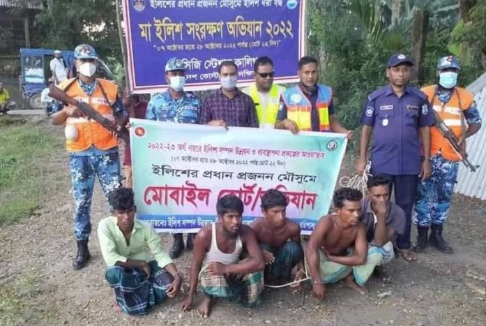 বরিশালে তিনদিনে ৫৭ জেলের কারাদণ্ড