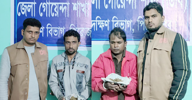 মঠবাড়িয়ায় ডিবি পুলিশের পৃথক অভিযানে ২ মাদক ব্যবসায়ী গ্রেপ্তার