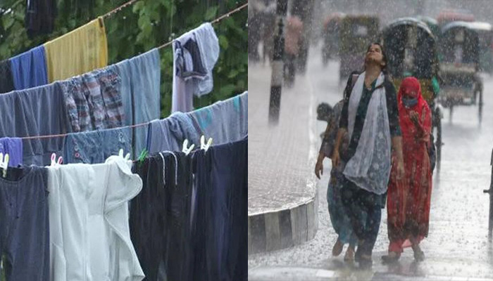 যেভাবে বর্ষাকালে সহজে জামাকাপড় শুকানো যাবে