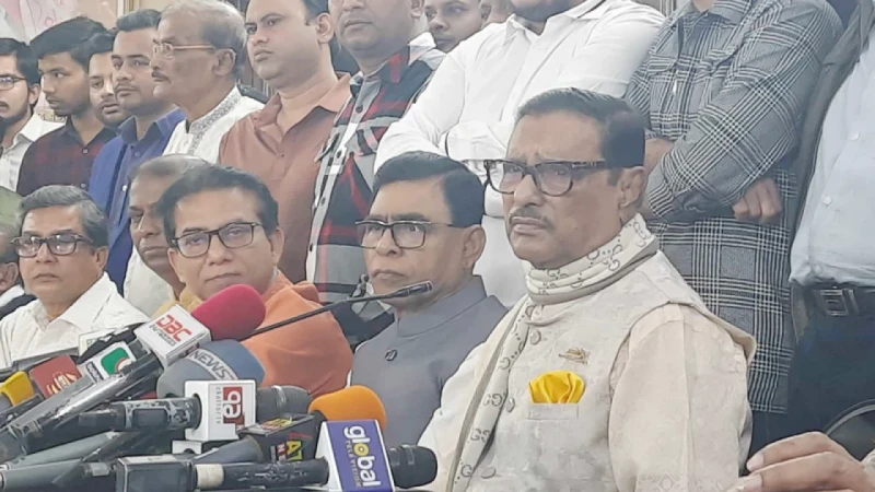 বিএনপিকে নিষিদ্ধ করার চিন্তা এখনো আ. লীগ করেনি: ওবায়দুল কাদের