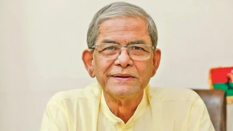 ফারাক্কা বাঁধ মরণফাঁদে পরিণত হয়েছে: মির্জা ফখরুল