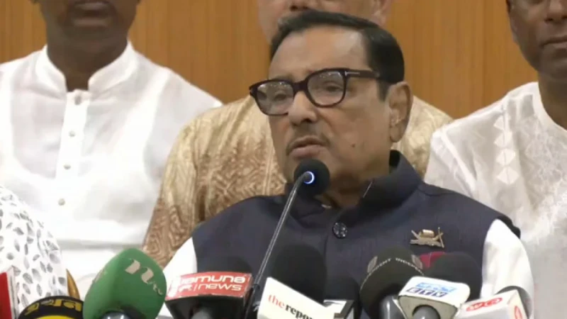 এবারের বাজেট পরিমিত-বাস্তবসম্মত ও গণমুখী: ওবায়দুল কাদের