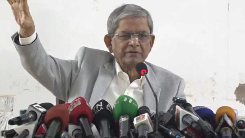 বিএনপির অবস্থান ভারতের বিরুদ্ধে নয়, শেখ হাসিনার বিরুদ্ধে: ফখরুল