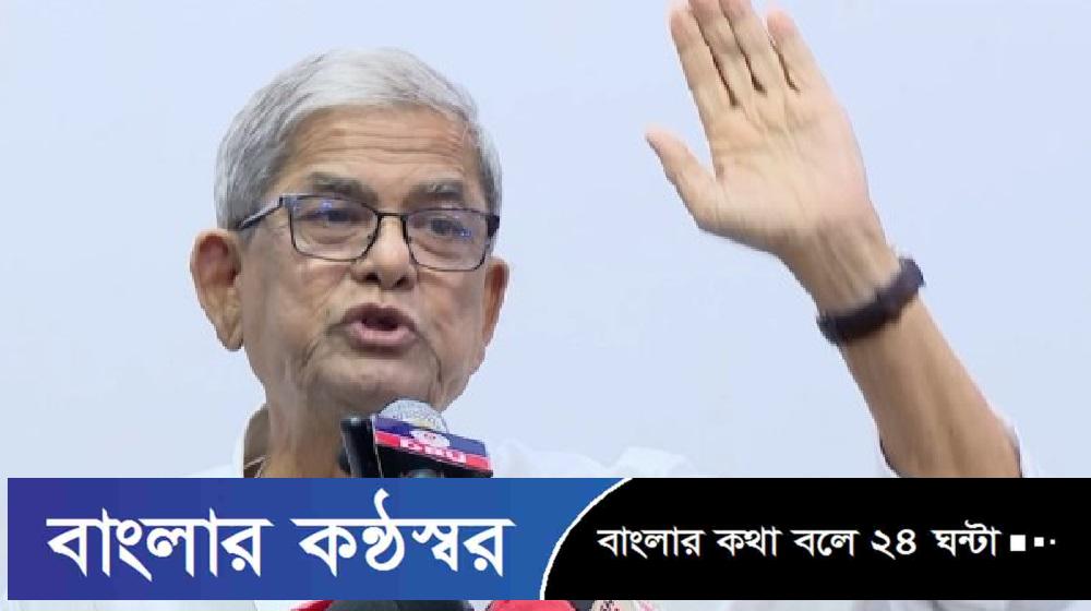 গণতন্ত্র ছাড়া অন্য কোনো কিছু চলবে না: মির্জা ফখরুল