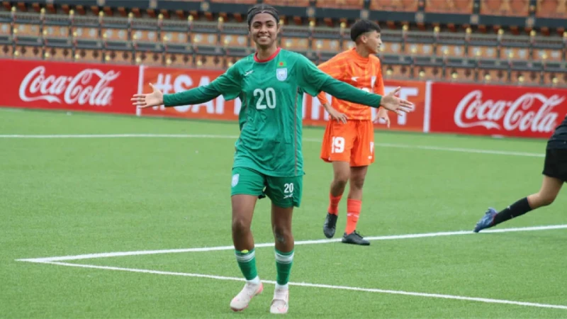 ৭ গোলের রোমাঞ্চকর ম্যাচে ভারতকে হারাল বাংলাদেশ