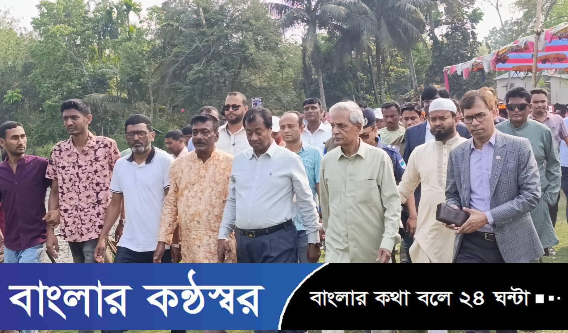 নড়াইলে খাল খননের কাজের উদ্বোধন