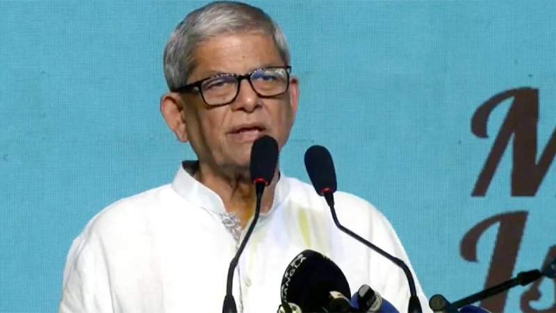 দারিদ্র্য দূর করে জনগণের ভাগ্য পরিবর্তনে কাজ করতে চাই: মির্জা ফখরুল