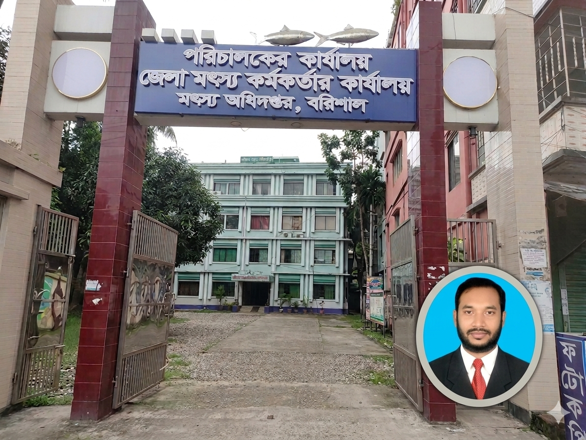 বাবুগঞ্জ মৎস্য কর্মকর্তা তদন্তের মুখে, জেলা কর্মকর্তার পক্ষপাত নিয়ে উঠেছে অভিযোগ