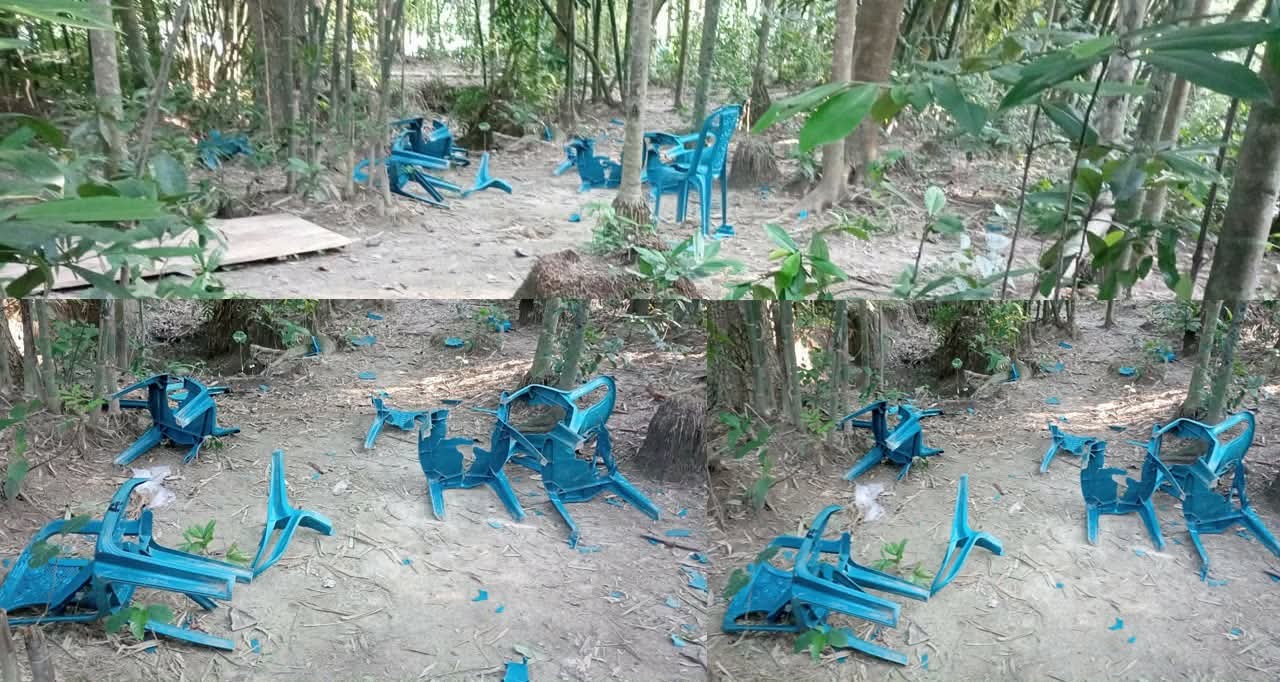 গৌরনদীতে সালিশ বৈঠক শুরুর আগেই হামলা, ভাঙচুর : তিনজন আহত