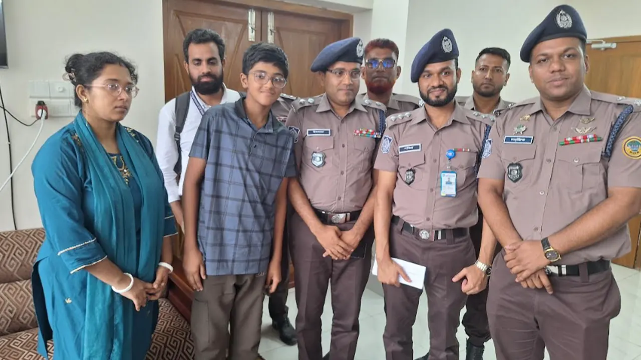 নিখোঁজের ৫ দিন পর মায়ের কোলে ফিরল শান