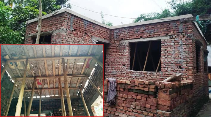 পার্সেন্টিজ ছাড়া ফাইল নড়েনা, মুক্তিযোদ্ধা ভবনের ছাদ ঢালাইয়ের কাজ বন্ধ