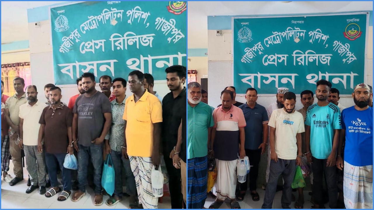 যুবলীগের মিছিল থেকে পুলিশকে হত্যার হুমকি, গ্রেপ্তার ৩৪