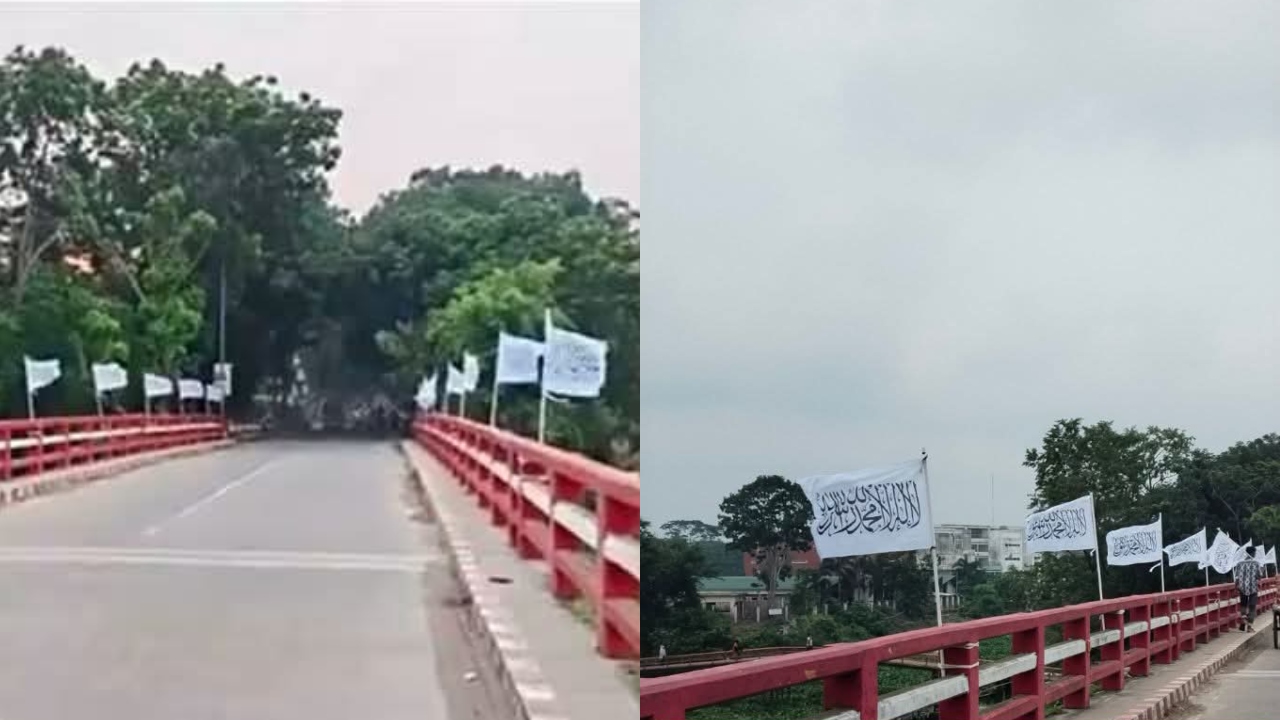 আর্জেন্টিনা-ব্রাজিল নয়, গোপালগঞ্জে উড়ছে কালেমা খচিত পতাকা
