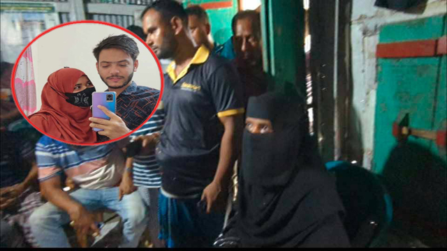 বরিশালে স্ত্রীর স্বীকৃতির দাবিতে স্বামীর বাড়িতে অনশনে তরুণী!