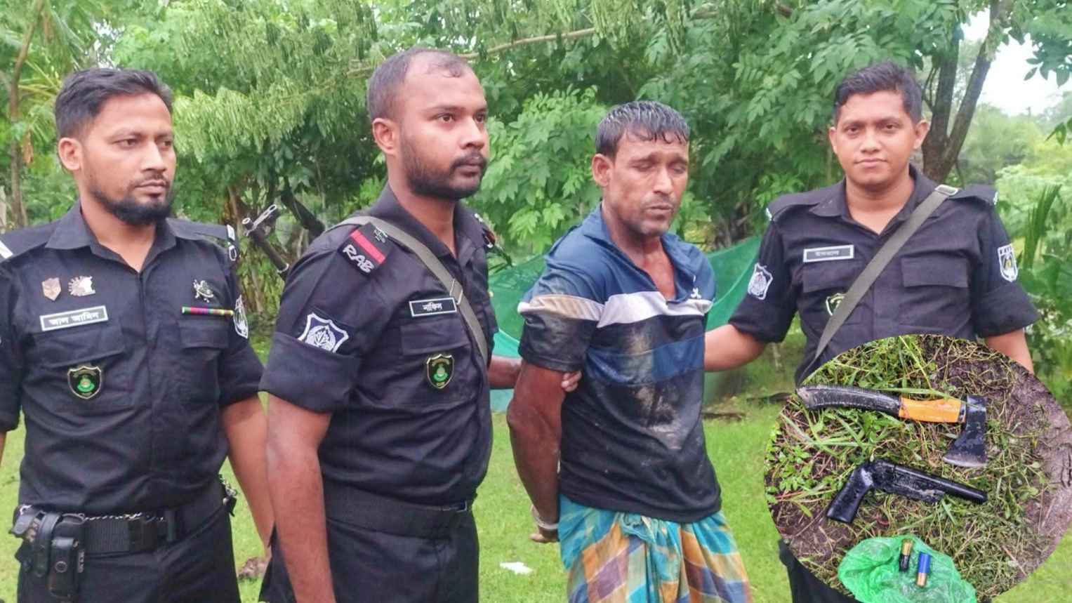 নড়াইলে র‍্যাবের অভিযানে অস্ত্র গুলিসহ একজন গ্রেপ্তার 