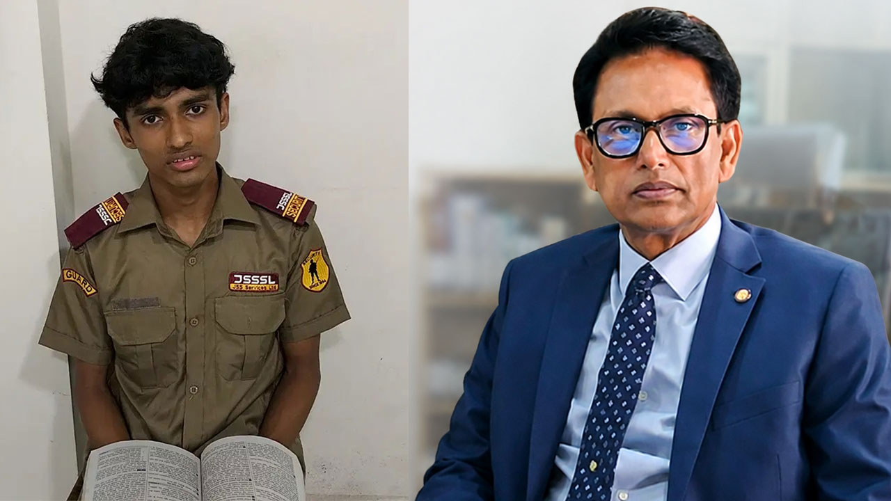 সংগ্রামী তরুণের পাশে শিক্ষামন্ত্রী