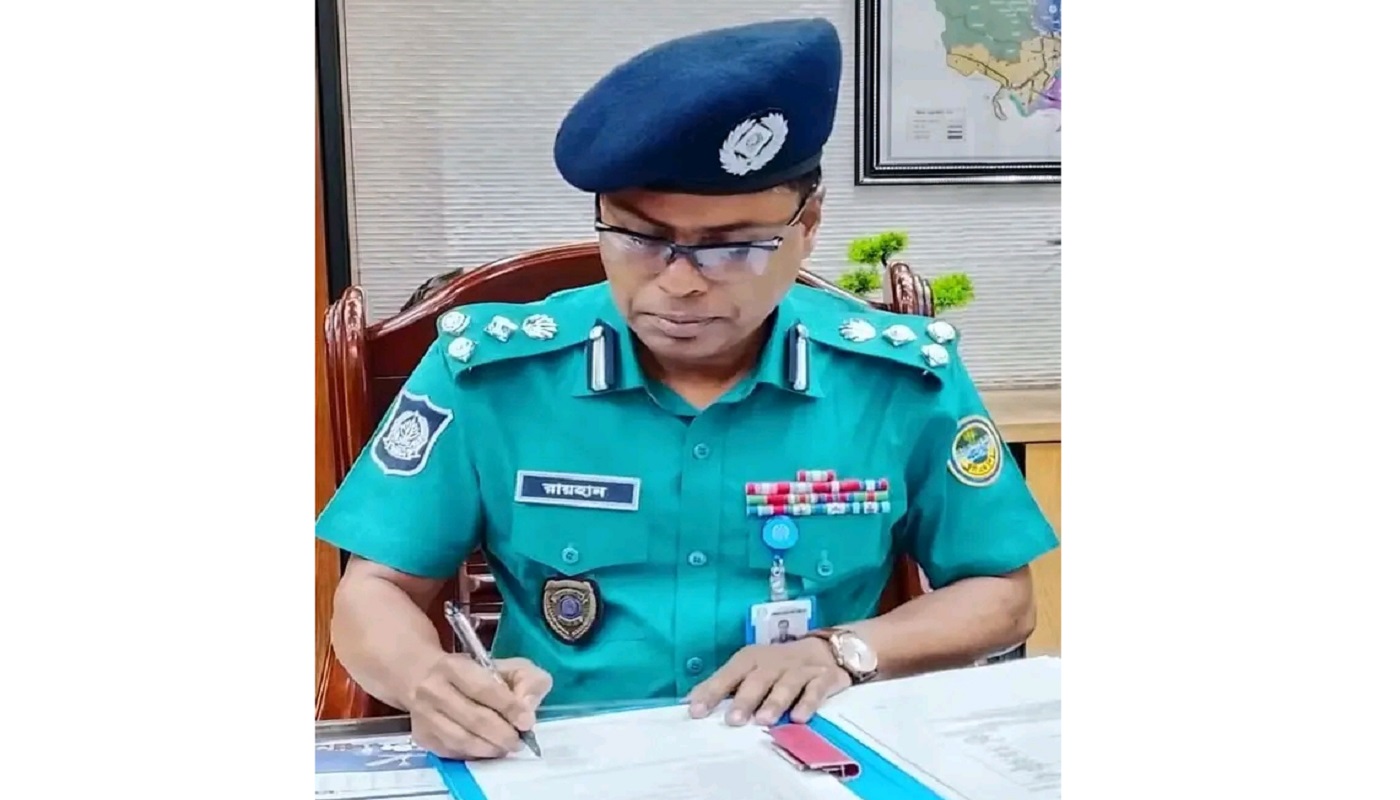 বরিশাল মেট্রোপলিটন পুলিশের নতুন কমিশনার আবু রায়হান মুহাম্মদ সালেহর যোগদান