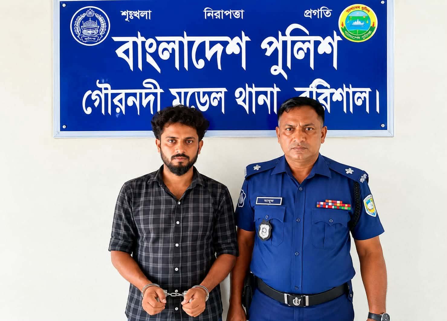 গৌরনদীতে ১০৫ পিস ইয়াবাসহ যুবক গ্রেপ্তার