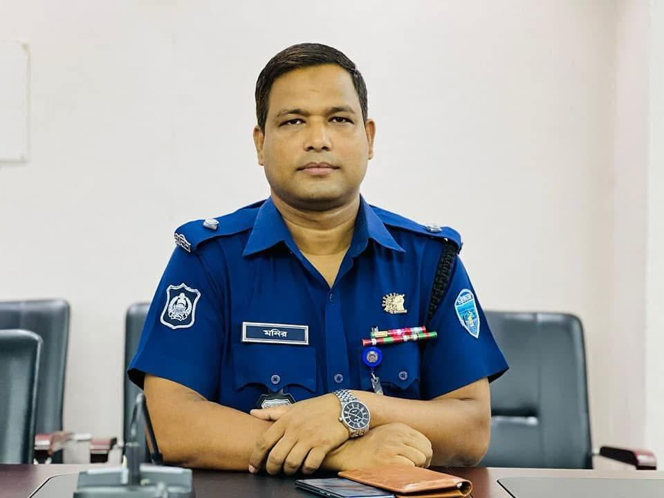 অপরাধ দমনে কঠোর বার্তা, বরিশাল কোতোয়ালি থানার নতুন ওসি মনিরুল ইসলাম
