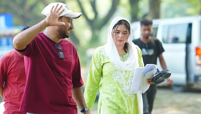 শুটিংয়ে ফিরলেন তানিয়া বৃষ্টি