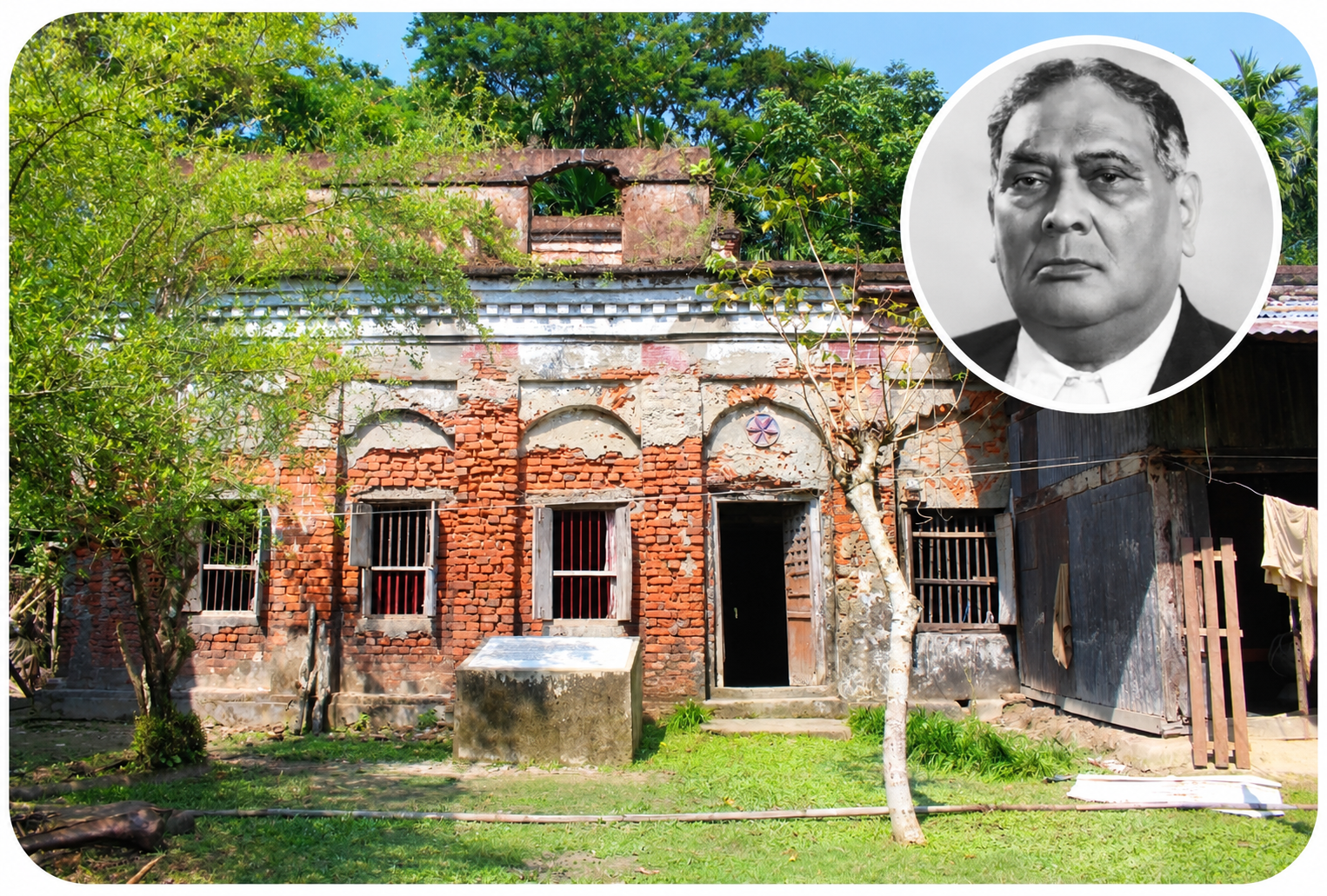 রাজাপুরে শের-ই-বাংলার স্মৃতিবিজড়িত জমিদারবাড়ি জরাজীর্ণ, সংরক্ষণের দাবি