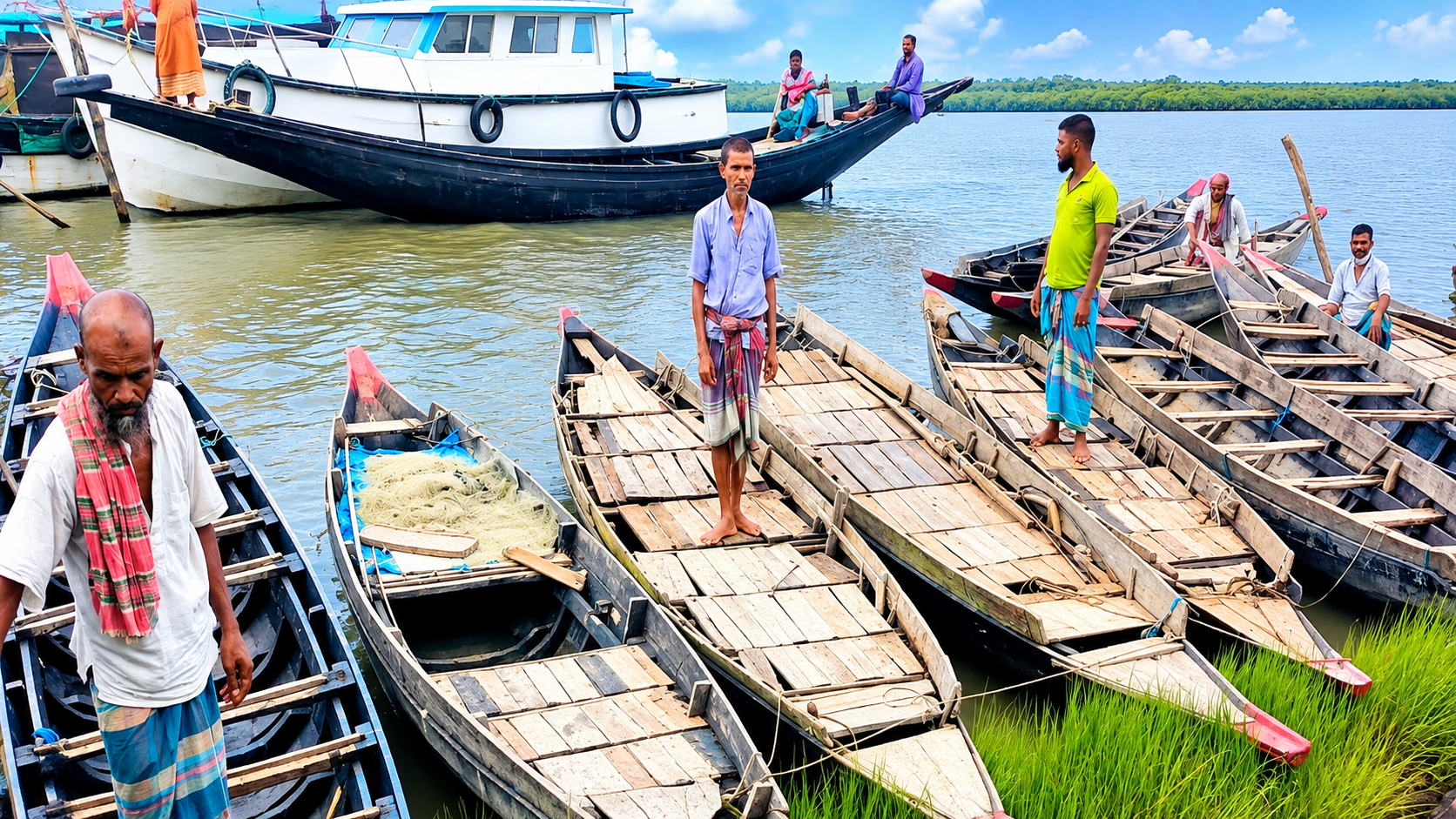 বিশ্ব ঐতিহ্য সুন্দরবনের তিন মাস পর দুয়ার খুলেছে, জেলেদের সামনে নতুন সংকট
